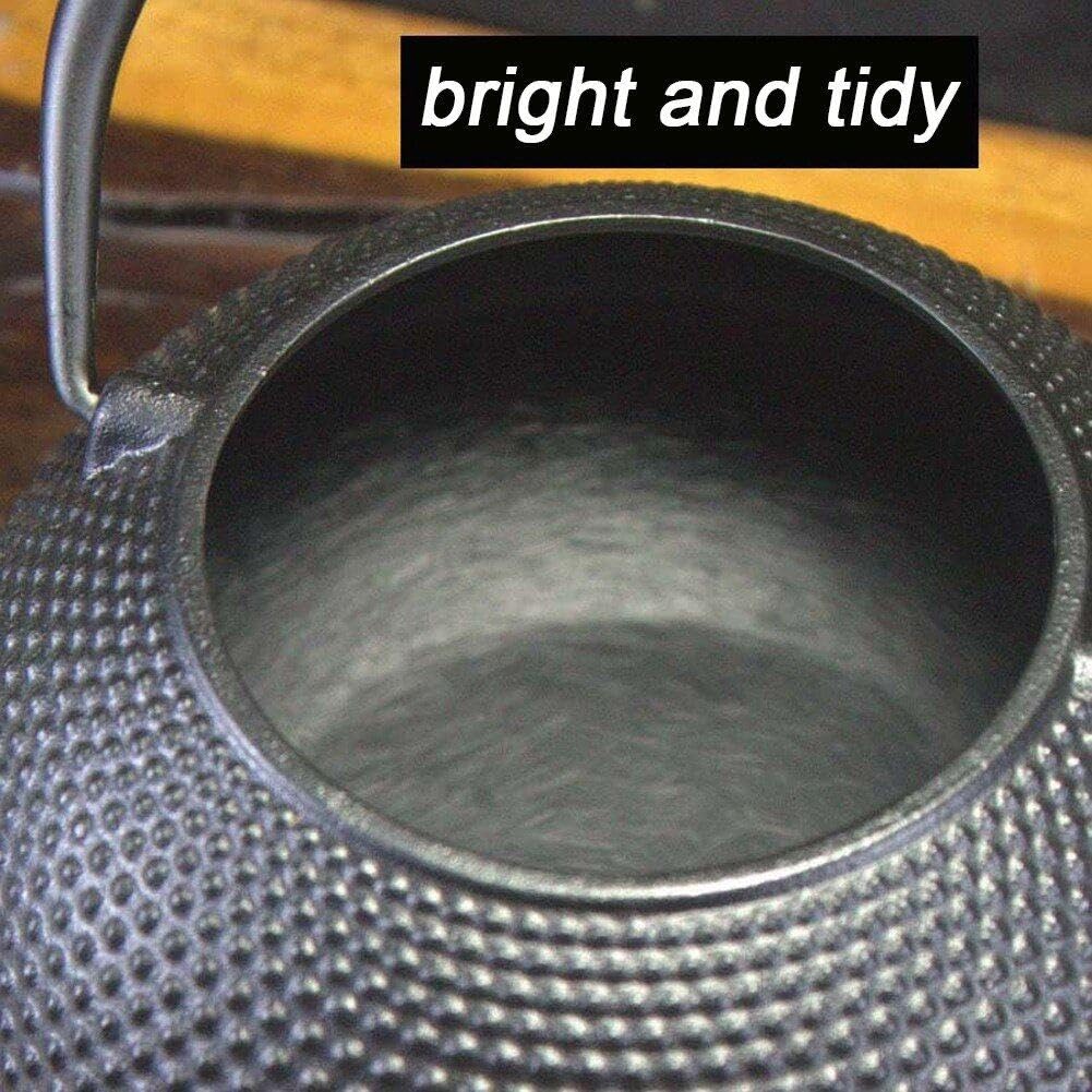 Hrippy Bollitore per Il tè Giapponese Teiera in Ghisa 800 Bollitore per Il tè Giapponese Tetsubin per Il tè con Acqua Calda Bollente sul Fornello