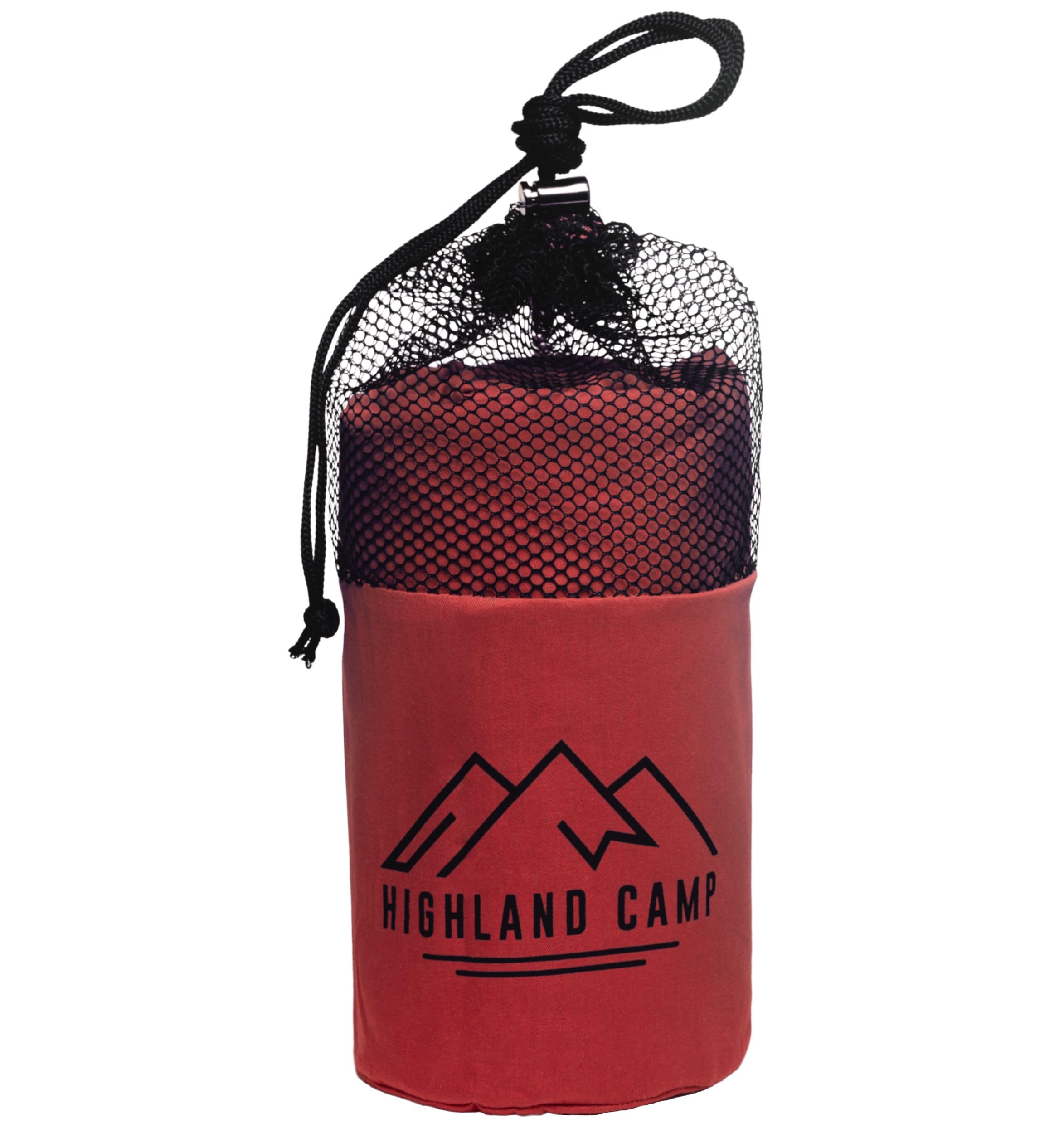 HIGHLAND CAMP Cottage Sleeping Bag Cotton (Only 570 g) Mini Sleeping Bag Ultralight Travel Sleeping Bag Ideal for Hostels, Mountain Huts and Youth Hostels Brand: Highland Camp