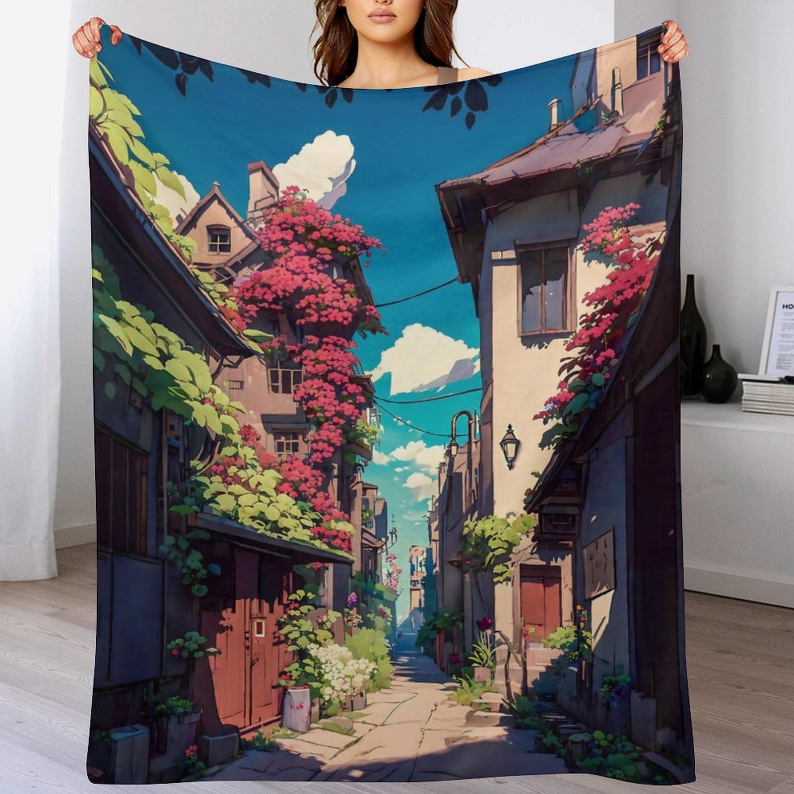 Couverture respirante et super douce en flannel pour un sommeil hypoallergénique