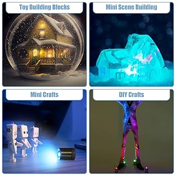 ご確認用　ミニチュア　ledライト Amazon.co.jp: ミニLEDライト、ドールハウス用ミニ電気ライト10