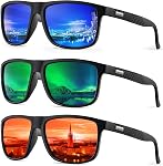 KALIYADI Mens Sunglasses Polarized Sunglasses-for-Men: Classic Sun Glasses with UV Protection for Driving Outdoors