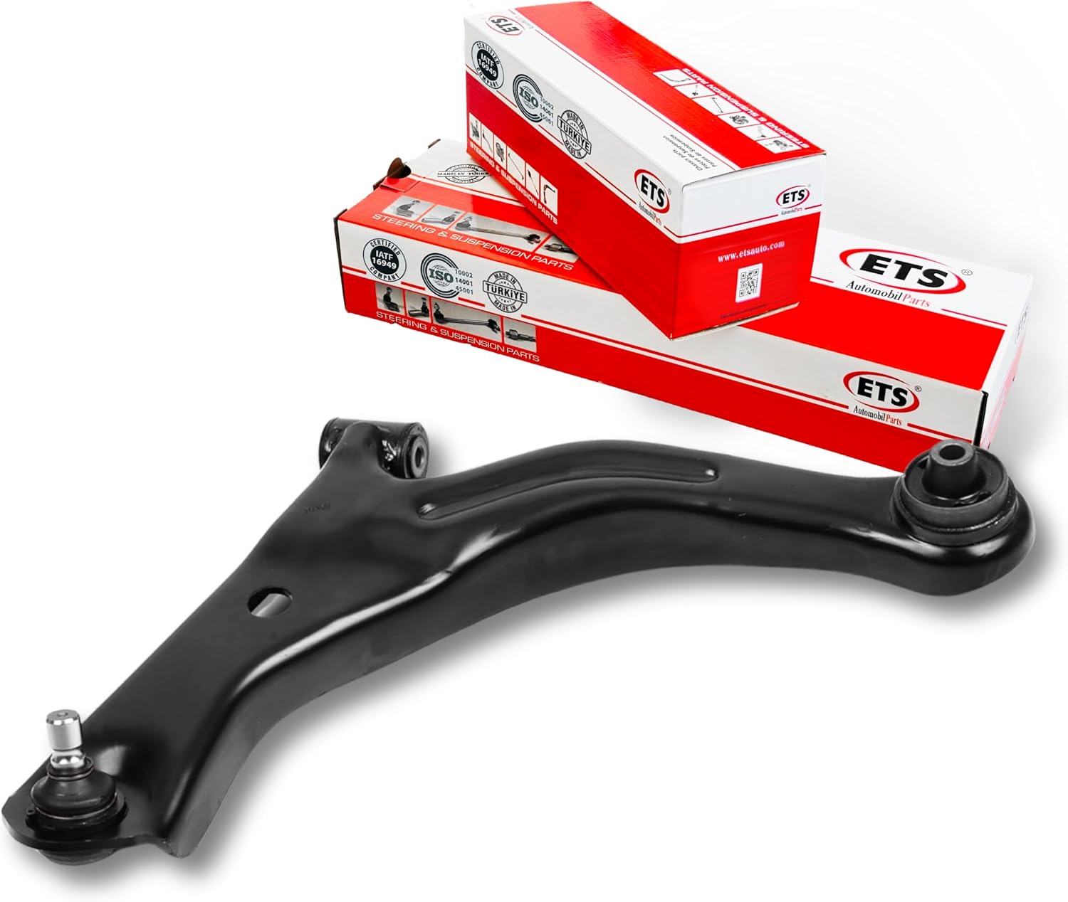 ETS 1Pc Front Left Lower Control Arm w/Ball Joint RK80398 RK623210 fits Ford Escape 2001-2012, Mazda Tribute 2001-2011, Mercury Mariner 2005-2011