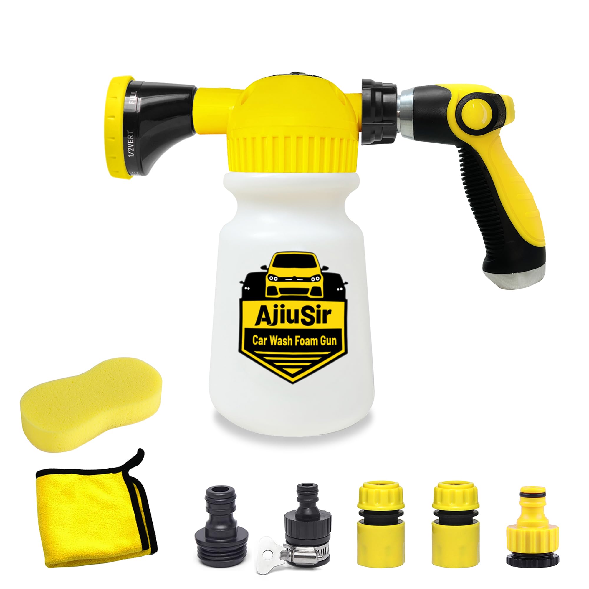 ASSURAN 旧Foamy Wash Waterless Car Wash Super Foam Combo 1.32 Gal and Pump Spray