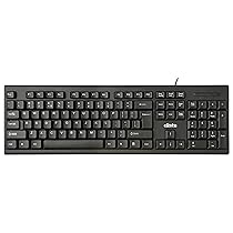 Elista ELS WK-705 Wired USB Keyboard | 104 Keys |, Black