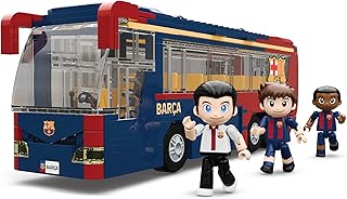 Comprar Licencia Oficial FC Barcelona Autobús de los Jugadores 28 cm. Set de Construcción con 488 Piezas. Regalo para Niños y Niñas de 7 Años o Más.