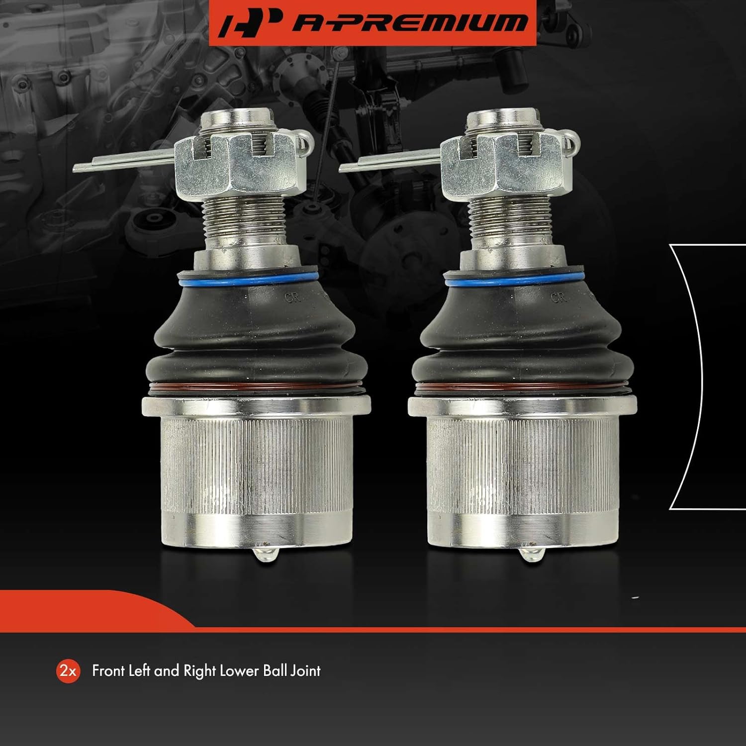 A-Premium 2 x Front Lower Ball Joint, Compatible with Ram 2500 2014-2023, 3500 2013-2023