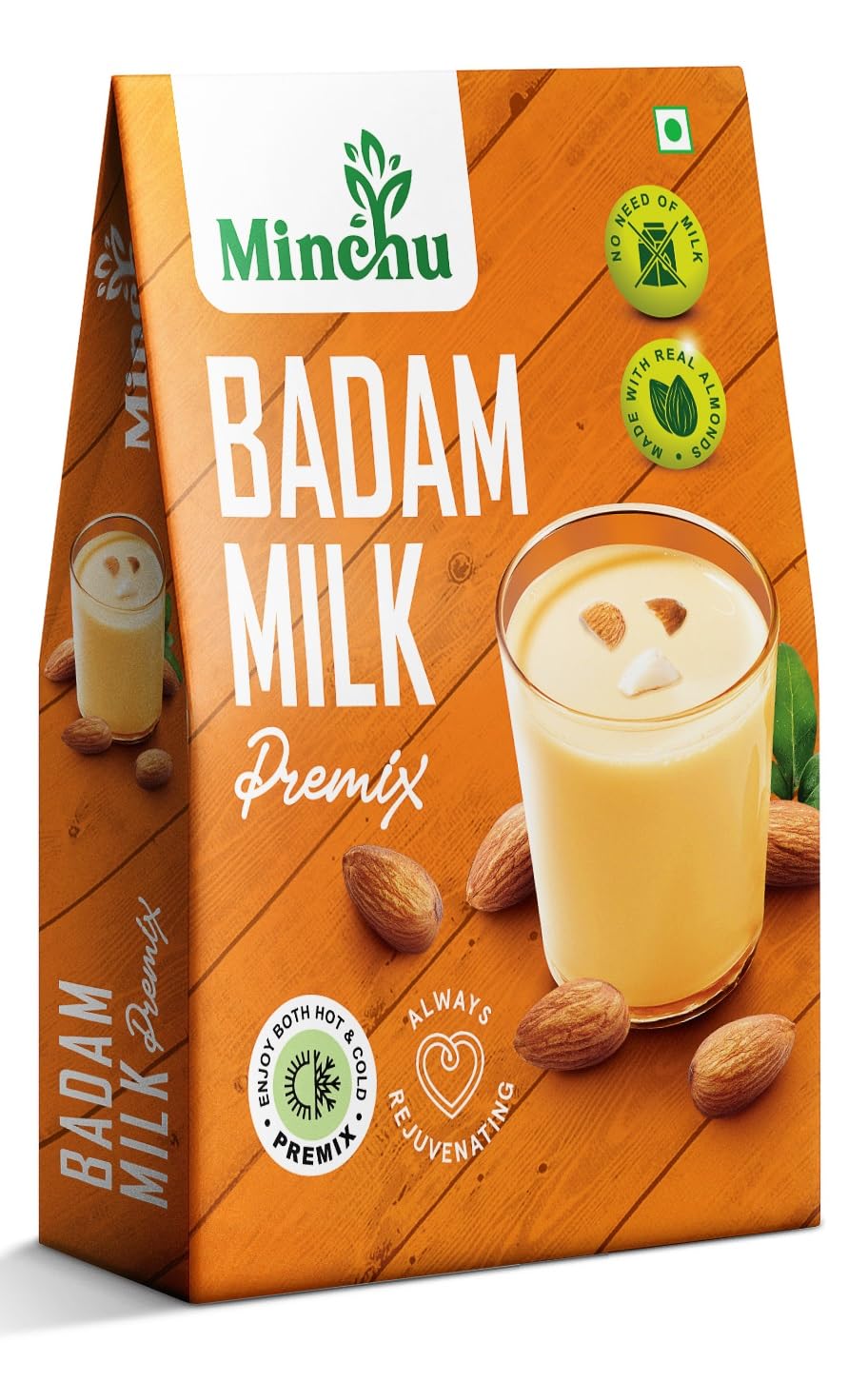 Minchu Badam Milk Premix Powder- Refreshing Flavored Drink with the Fresh quality of top-notch Badam | Simply mix with hot/cold water | Hot or Chilled Beverage Mix | Healthy & Feel Energetic for Summer & Winter- 200gm (B0D1N6GZ7G) Amazon Price History, Amazon Price Tracker