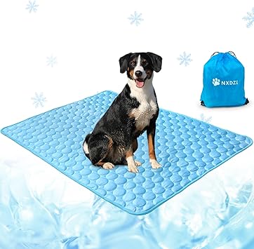 Review Dog Cooling Mat, Cooling Bed for Dogs Easy Washable Cooling Pad for Dog for All Types of Pets and is Perfect for Both Indoor and Outdoor Use, Including Car Seats 59″ x 40″
