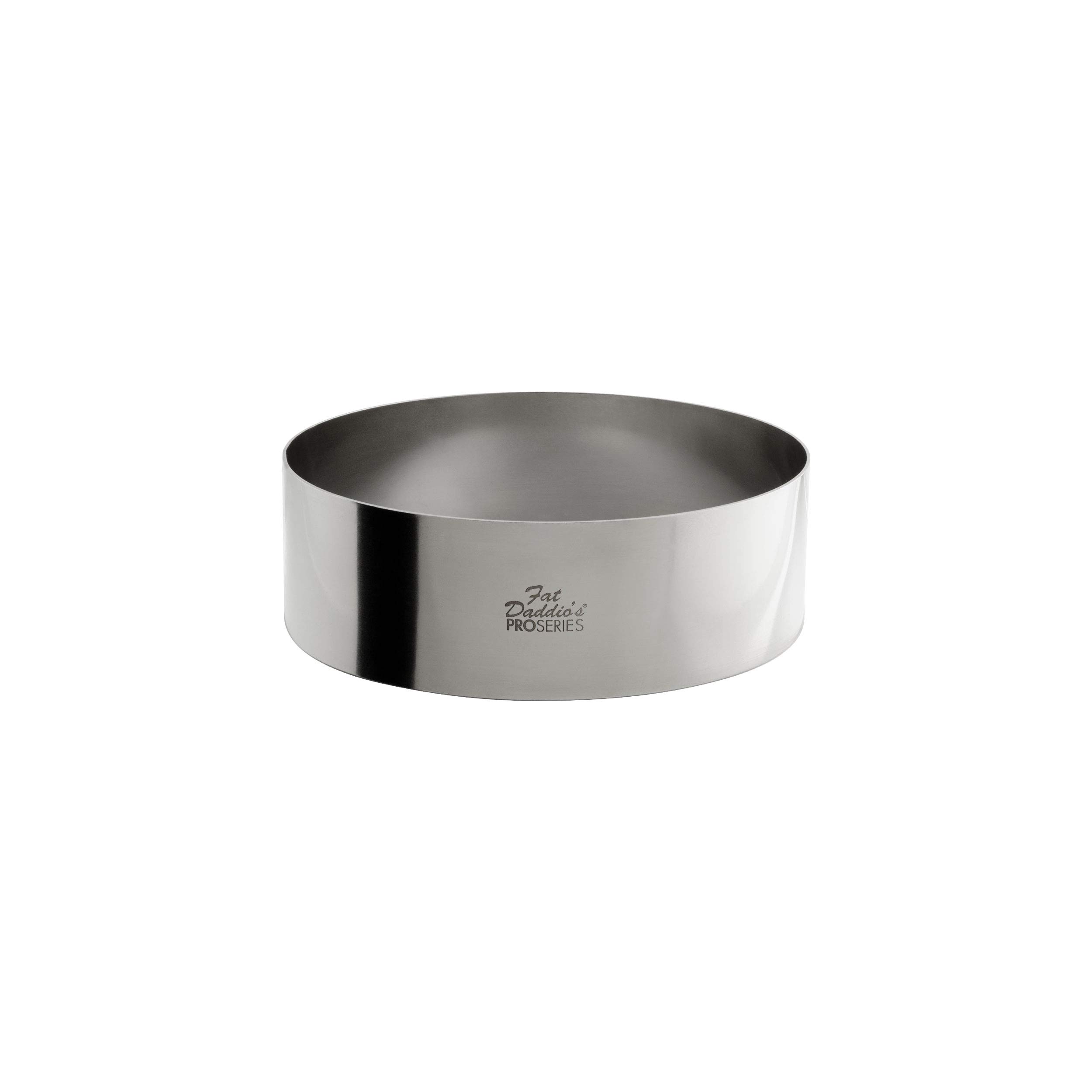 Fat Daddio's Stainless Steel Round Cake &amp; Pastry Ring 6 x 2 Inch