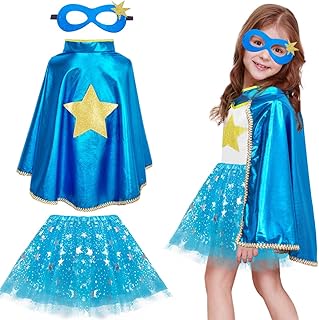 Superhero-Capes for Kids Superhero-Costumes for Girls Toddler Princess Dress-Up Big-Sister-Gifts Christmas Party Toy - Buy now