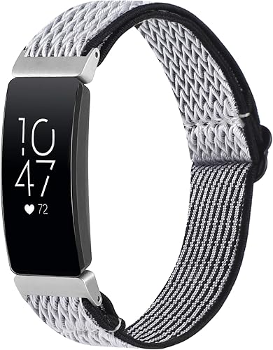 Miniatura 2 de Paquete de 2 correas elásticas para reloj compatibles con Fitbit Inspire 2InspireInspire HR, pulsera deportiva de nailon suave transpirable de