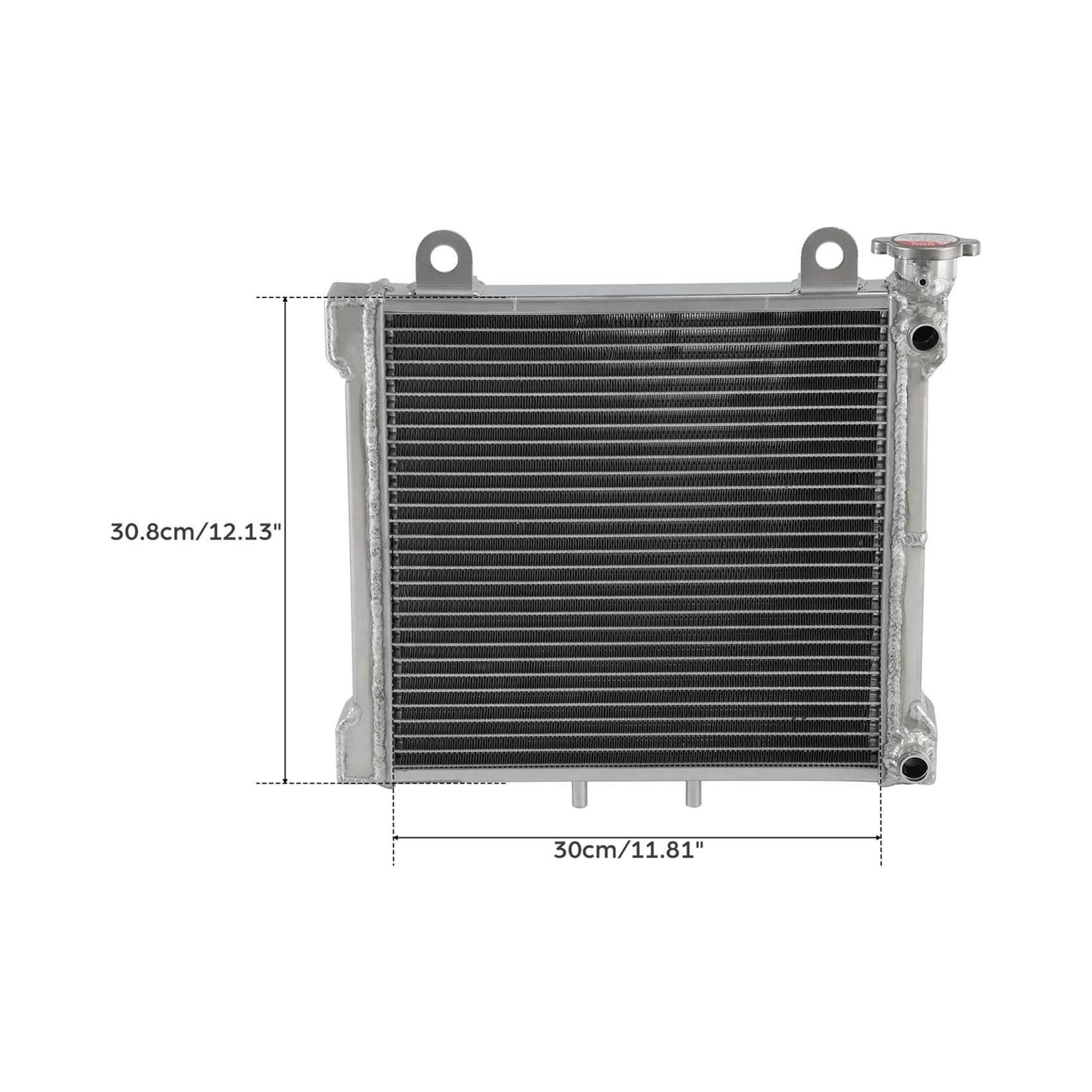 Radiatore in alluminio adatto for DS650 2001 2005 DS650X 2004 2007 DS650 Baja 2002 2004