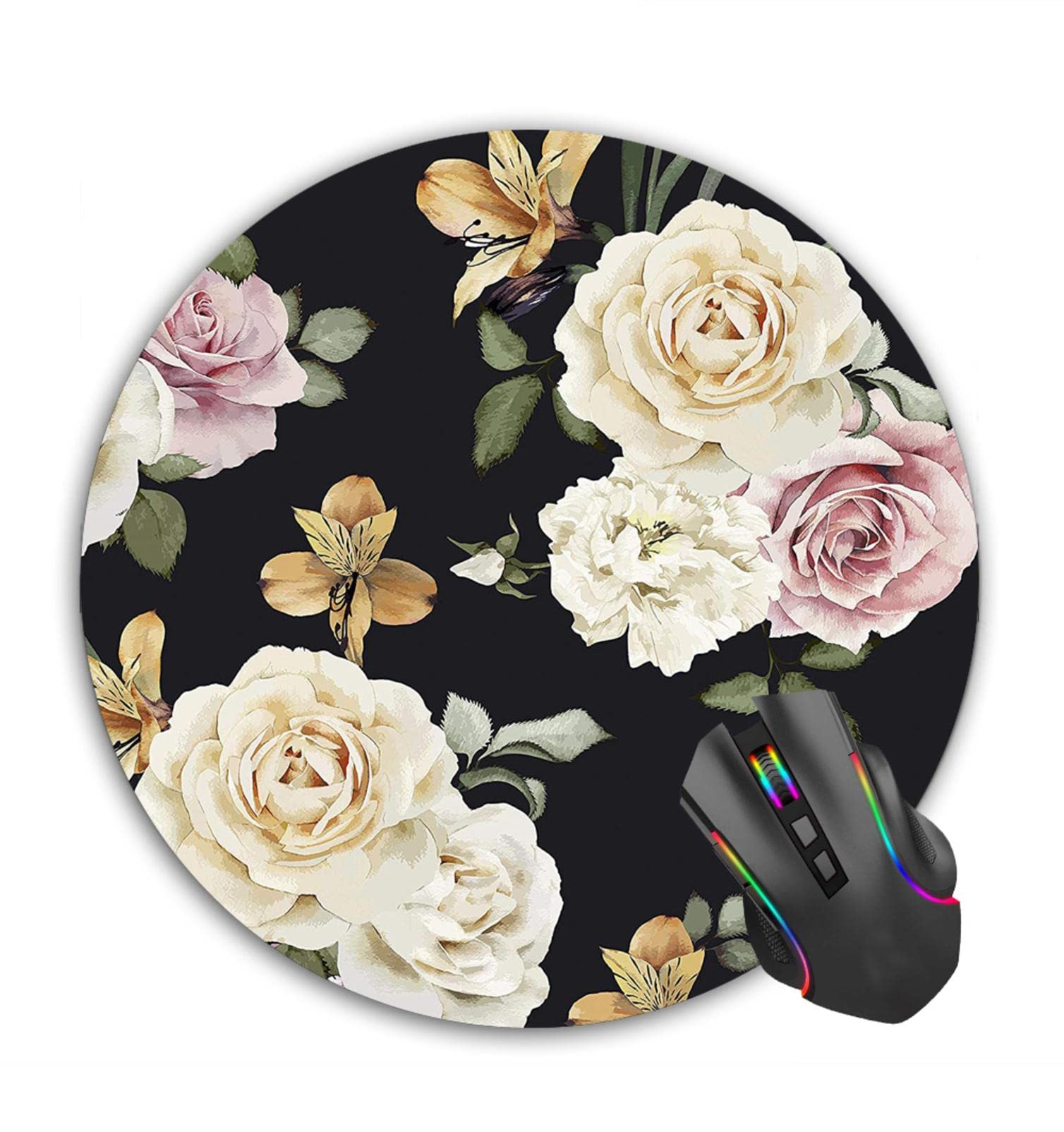 Audimi Simpatico tappetino per mouse, tappetino antiscivolo in gomma per laptop, PC, ufficio, lavoro, mouse da gioco, 9,5 x 7,9 pollici (24 x 20 x 0,3 cm
