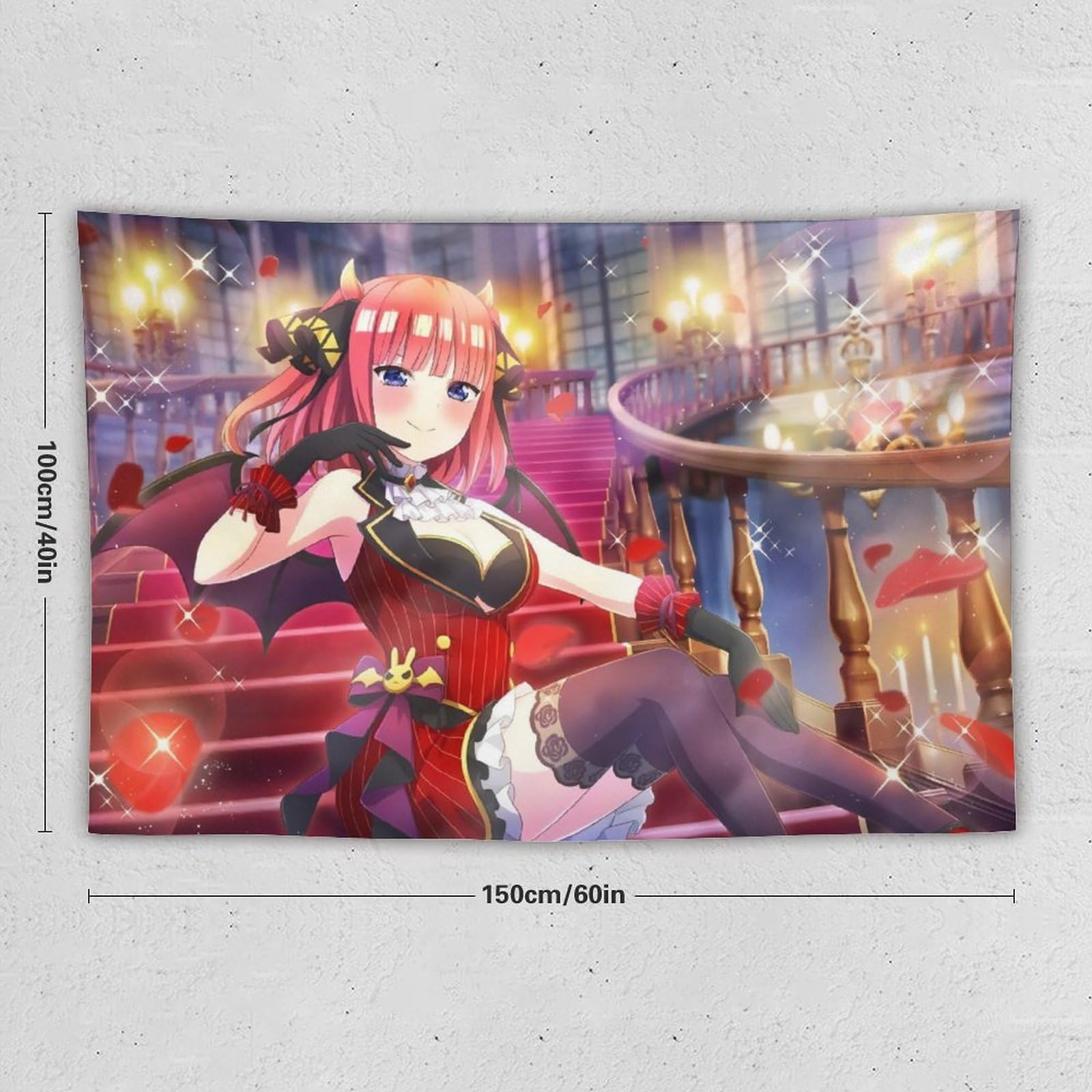 Amazon.co.jp: 五等分の花嫁 中野二乃 タペストリー アニメ 大判 布