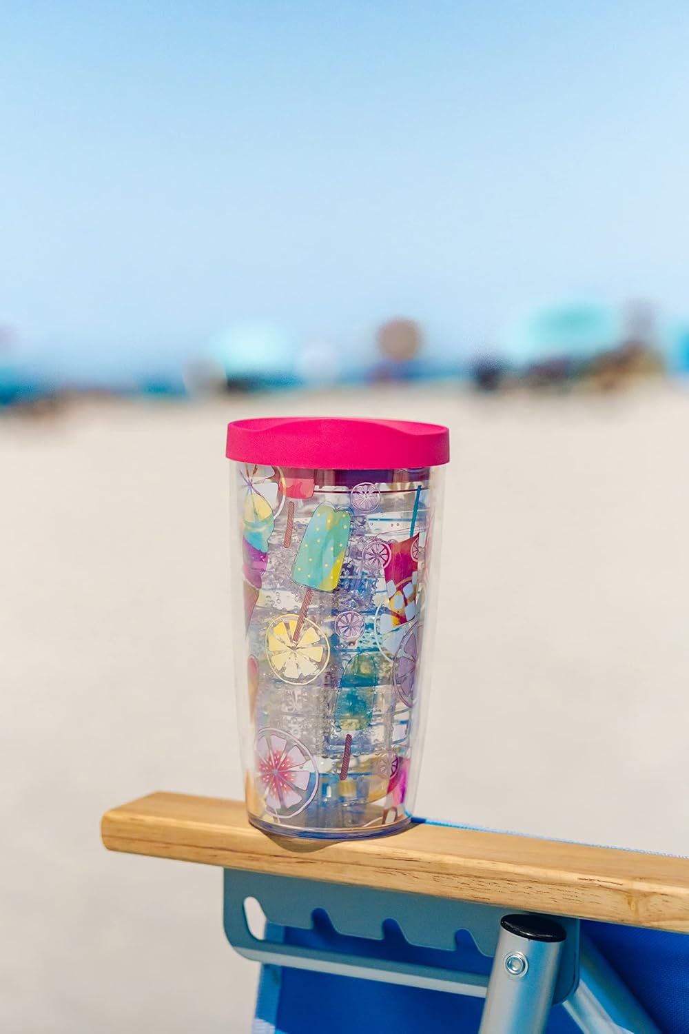Tervis Sara Berrenson - Ice Cream Scoops and Popsicles Made in USA Double Walled Insulated Tumbler Travel Cup Keeps Drinks Cold & Hot, 16oz, Classic - Image 3