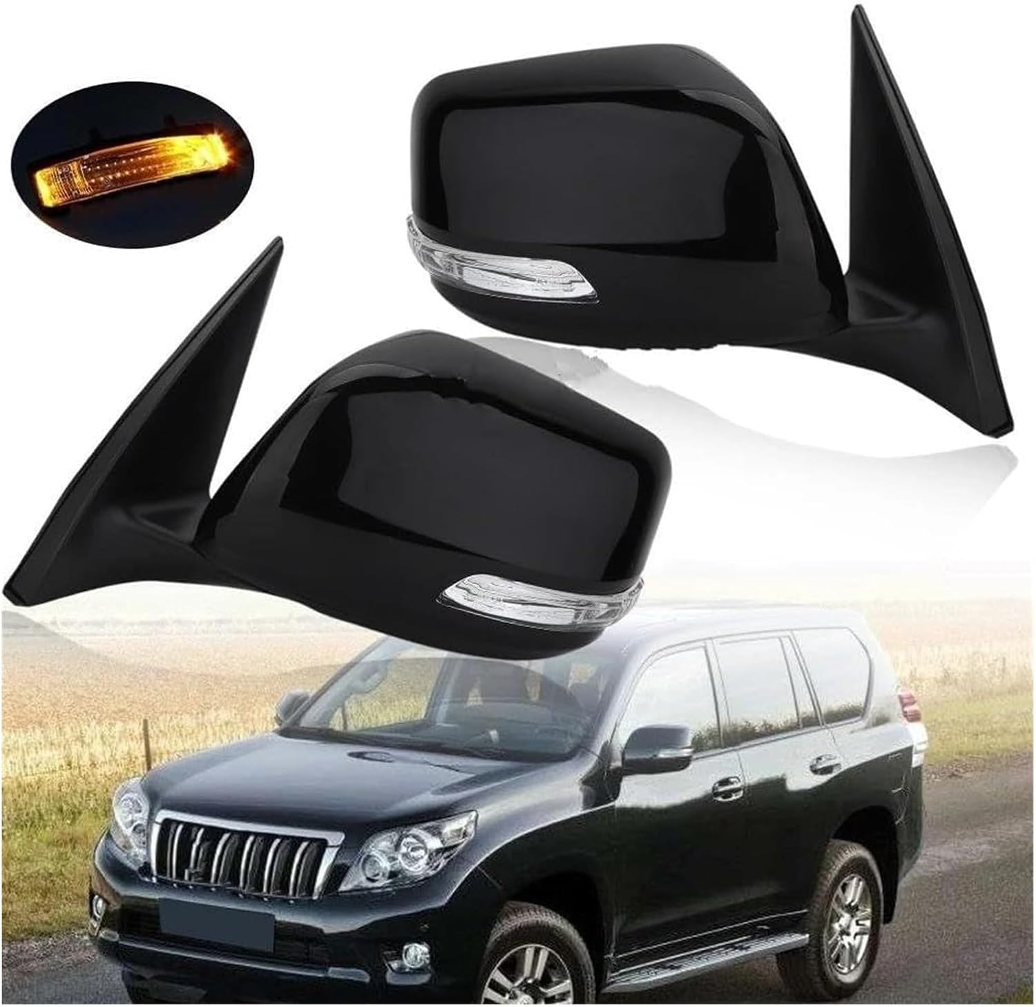 ランドクルーザー プラド 150 左 ドアミラー サイドミラー 87940-60P40