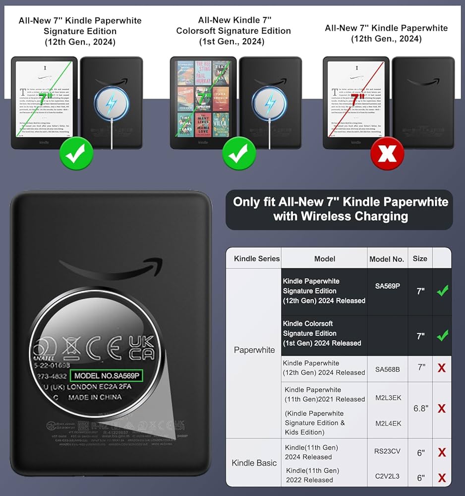 Kindle Paperwhtie Signature Editionケース付 Kindle Paperwhite Signature Edition 2024 12th Generation 7