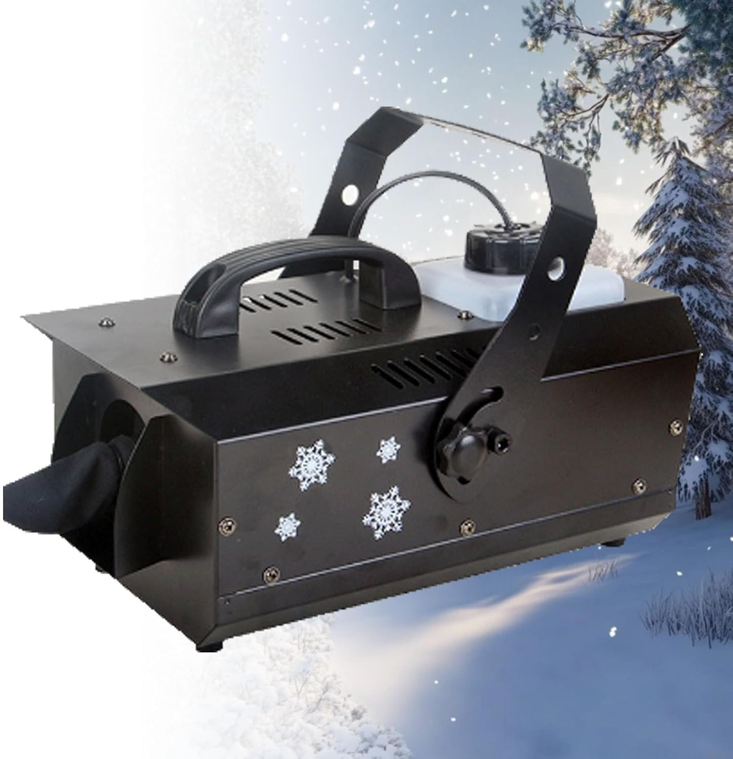 Máquina de Nieve con Luces Led y Control Remoto miniatura 1