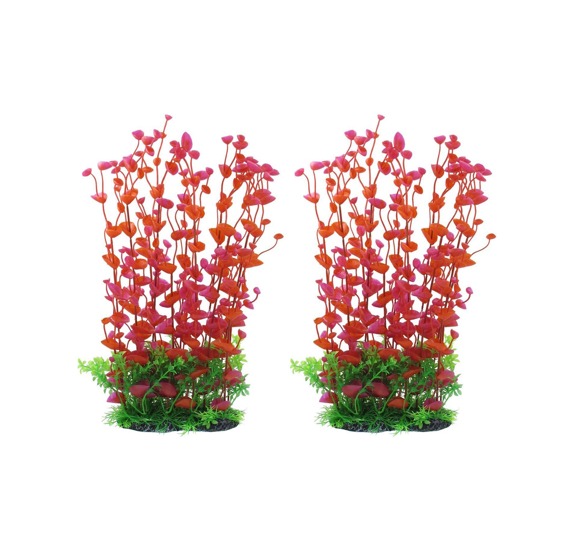 CNZ Aquarium Artificial Plastic Plant Green, 9-inch — view 9