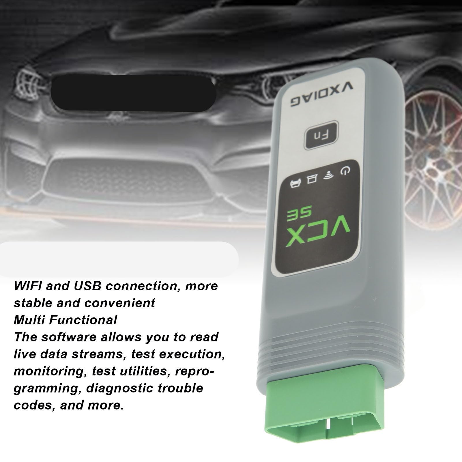 Profesjonalne narzędzie diagnostyczne do programowania i kodowania pojazdów serii E F G z połączeniem WiFi i USB Wytrzymały materiał ABS