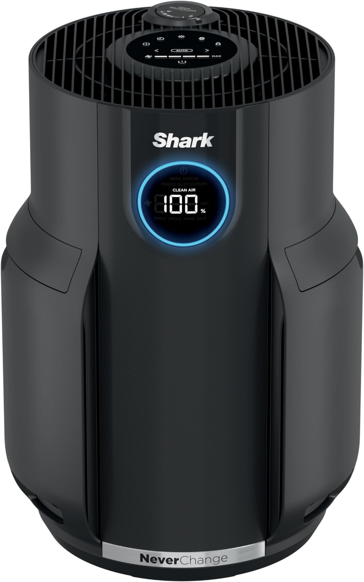 Shark HP152 NeverChange Air Purifier, 5-Year Filter, Save $300+ on Filter Replacements, Large Room, 650sq. Odor Neutralizer Technology, Captures 99.98% of Particles,