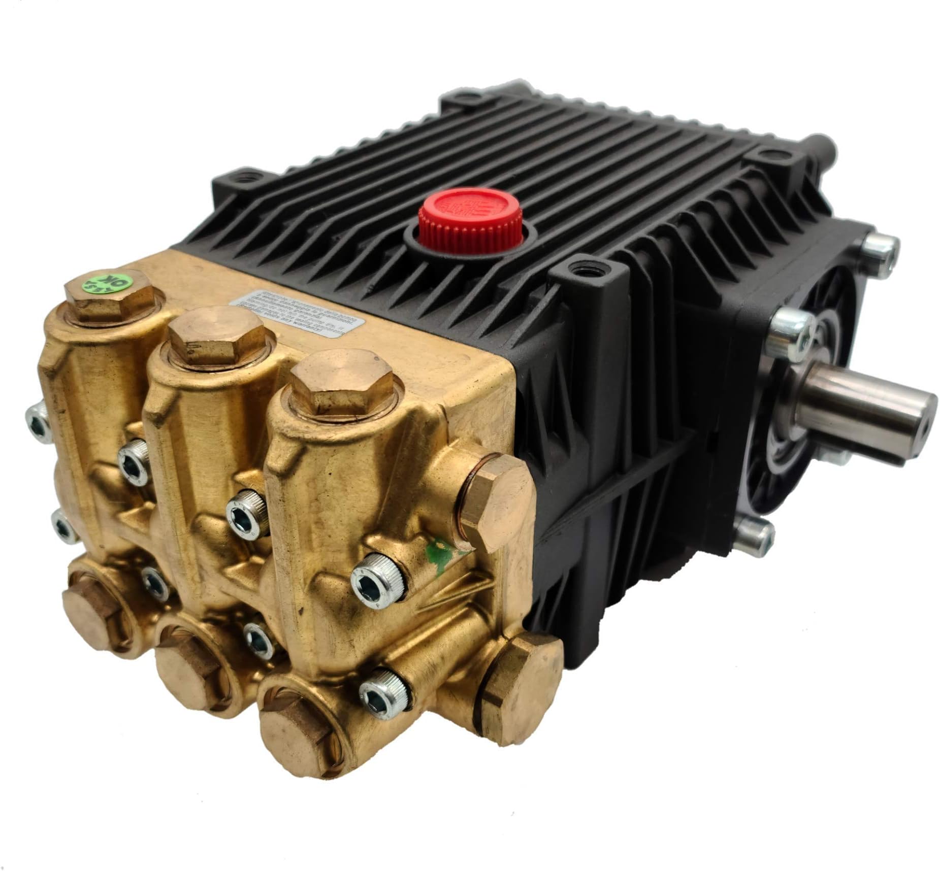 Triplex High Pressure Pump 5000 PSI 4.7 GPM 24 mm Shaft Bertolini KTL 1535