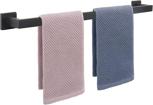 Miniatura 9 de NearMoon Toallero de baño, accesorios de baño de acero inoxidable grueso de alta calidad, para baño, toallero para colgar en la pared (1 paquete,