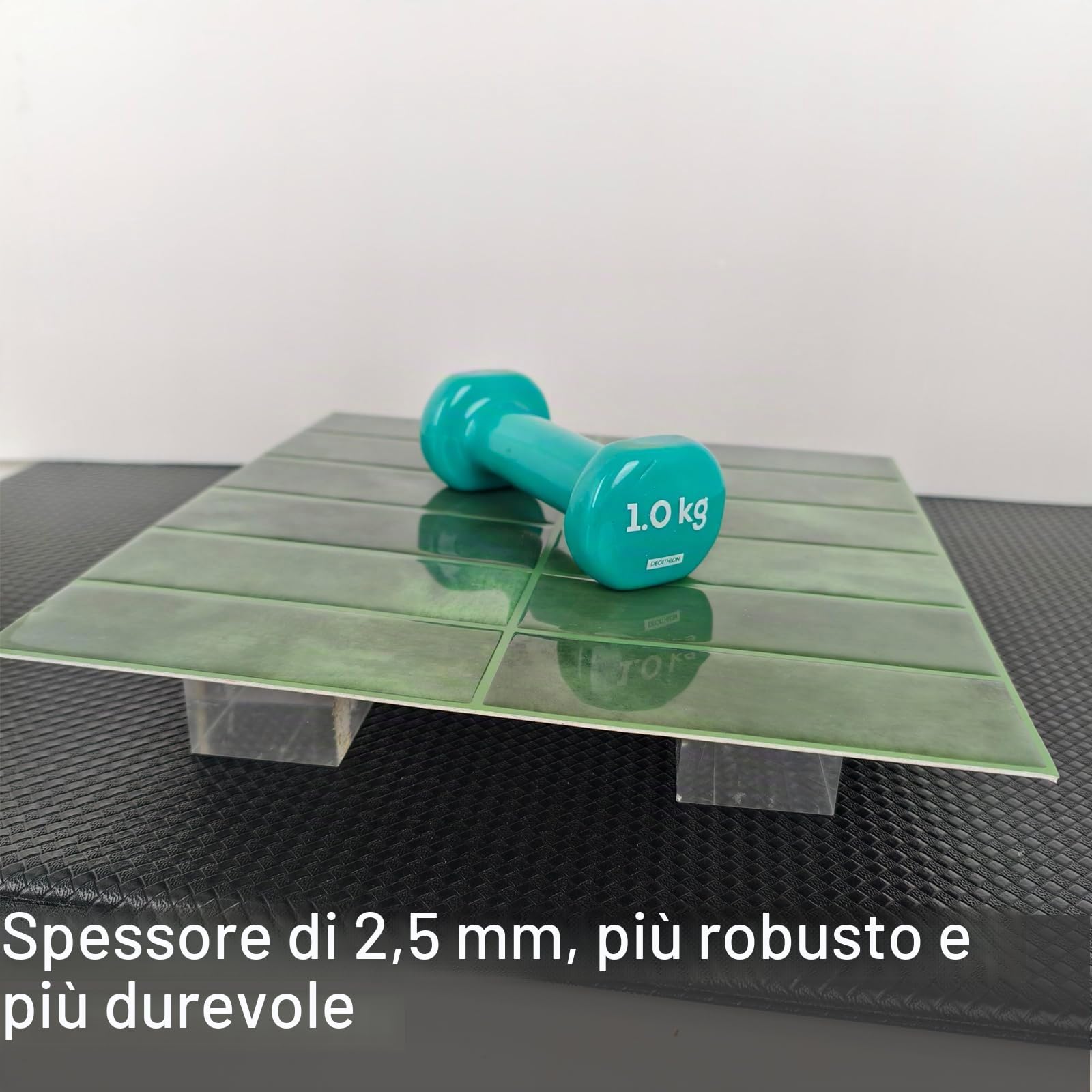Upgrade - Piastrelle adesive 3D, autoadesive, 2,5 mm, per cucina, cucina, 10 pezzi (30,5 x 30,5 cm)