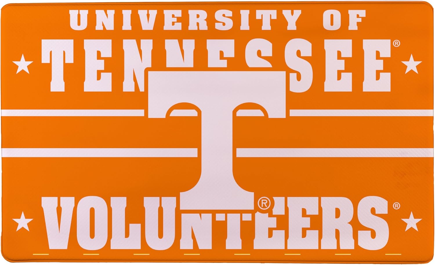 NCAA University of Tennessee Indoor Entrance Welcome Mat, 30"x18" Anti-Fatigue Kitchen Mats and Rugs, Non Slip Backing, Waterproof Ergonomic Comfort Mat for Entryway, Office, Dorm, Man Cave