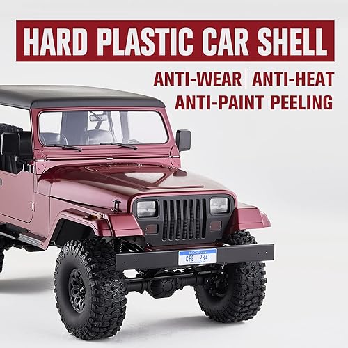 Miniatura 2 de WOWRC Rochobby Mashigan 110 RC Crawler, RC Rock Crawler Detalles extraíbles 9.3 mih máximo, los autos a control remoto con rodamiento de bolas