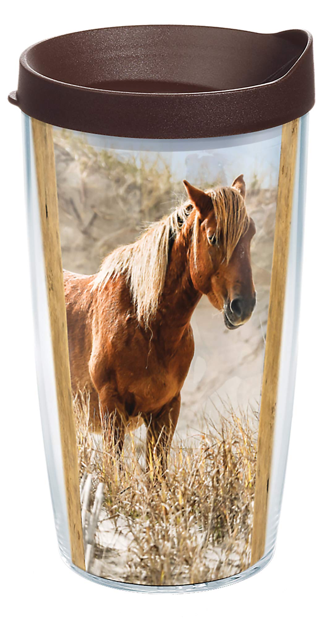 Tervis Classic Coastal Wild Horses Made In Usa Double Walled Insulated Tumbler, 16Oz,