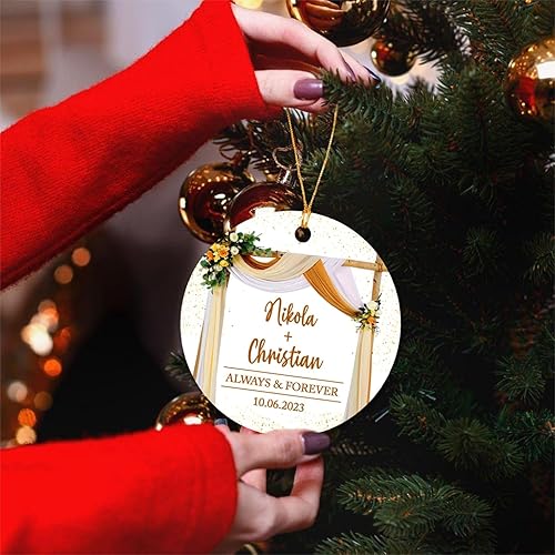 Miniatura 8 de Adorno de nuestra primera Navidad en nuestro nuevo hogar, regalos para casa nueva, adorno personalizado de Navidad para el nuevo hogar, regalos de