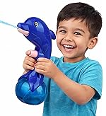 Zest 4 Toyz Holi Pichkari Water Gun for Kids Mini Dolphin Water Gun Cute Handheld Pichkari Lightweight Easy-to-Use Water Shooter for Holi Celebration (Pack of 1)