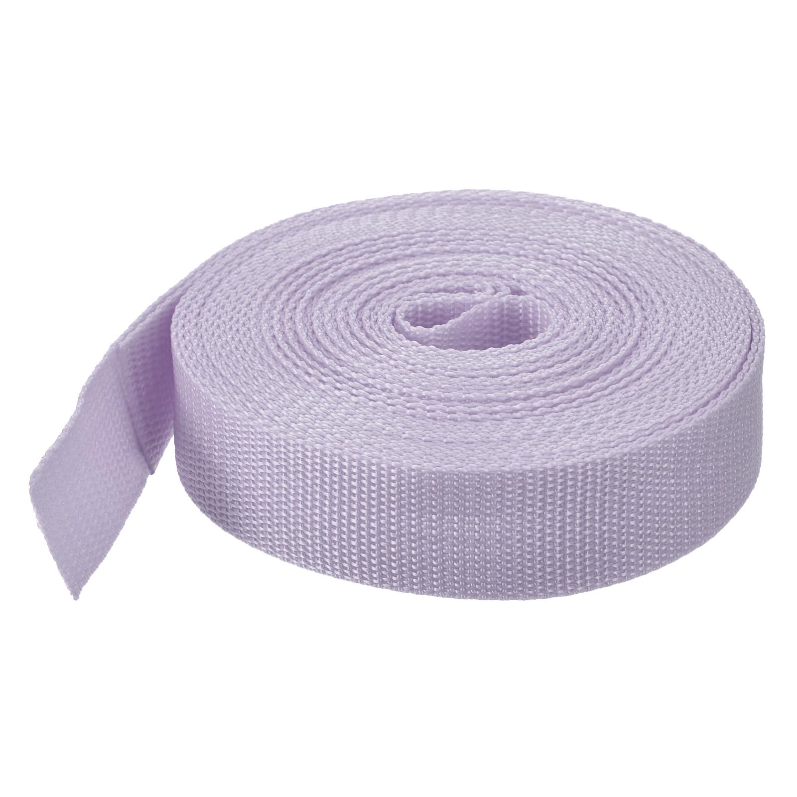 MECCANIXITY Lightweight Polypropylene Webbing Strap 1.5" 10 Yard Backpack Strapping Band Light Purple for Outdoor Luggage Cargo Straps
