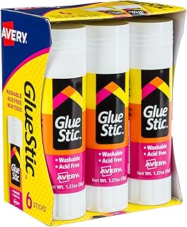 Avery Glue Stic - Washable, Glue Sticks for Classroom, Crafting, and Off...