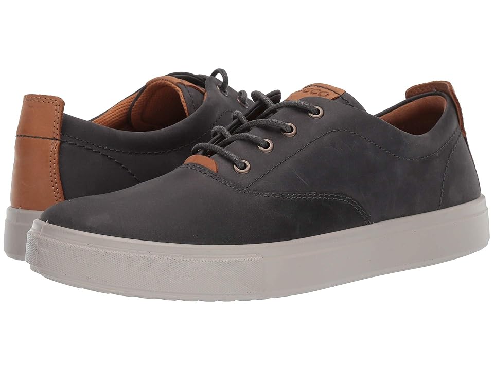 

ECCO Kyle Retro CVO (Moonless/Lion Cow Oil Nubuck/Cow Leather) Men's Lace up casual Shoes