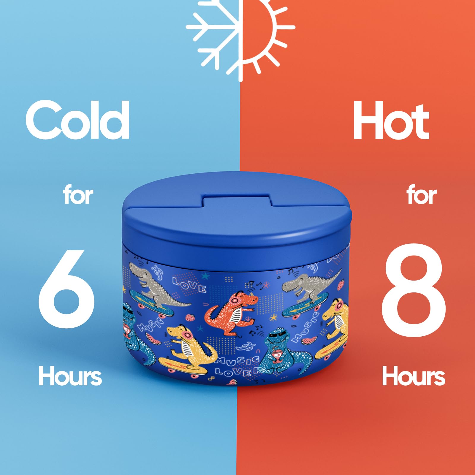 Insulated Food Jar Soup Thermos For Hot Food Kids Togo