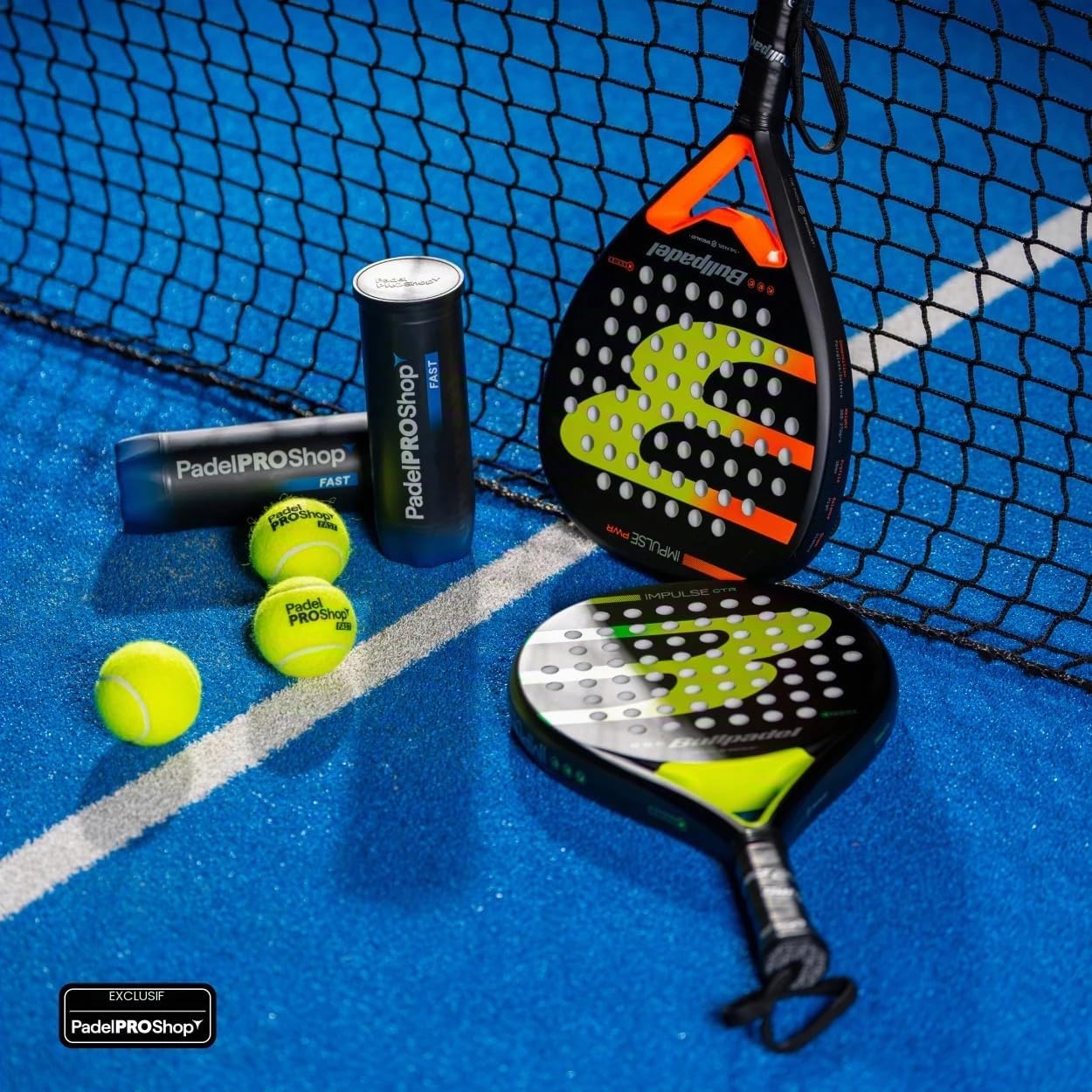 Raquette Bullpadel Impulse PWR 2026 (Exclusivité PadelPROShop) - Raquette de Padel puissante, Forme Diamant et équilibre élevé - Noyau SoftEva et Fibre de Verre