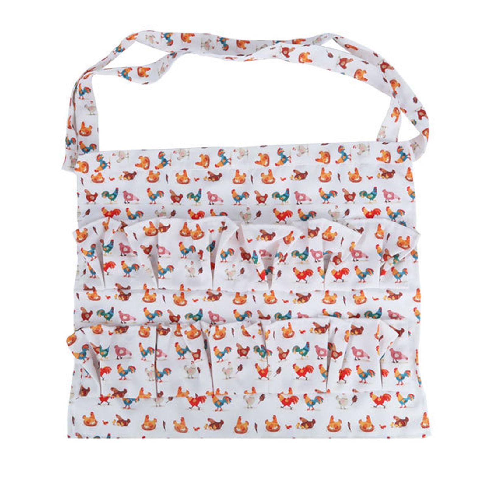 APGLSXY Chicken Eggs Harvesting Apron with Storage Pockets Perfect for Homesteaders Chicken Eggs Gathering Skirt