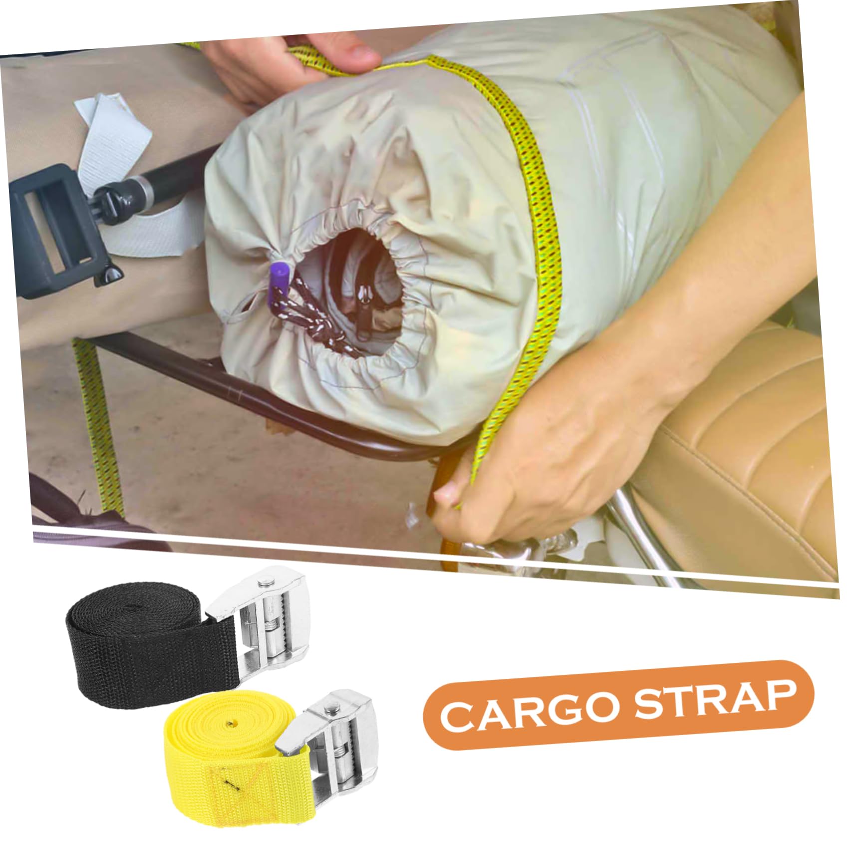 TOYANDONA 6pièces Sangles Ajustables Polyester pour Vélo Et Camion De Pratiques Et Multi-usages pour Fixation De Bagages Et Transport Objets