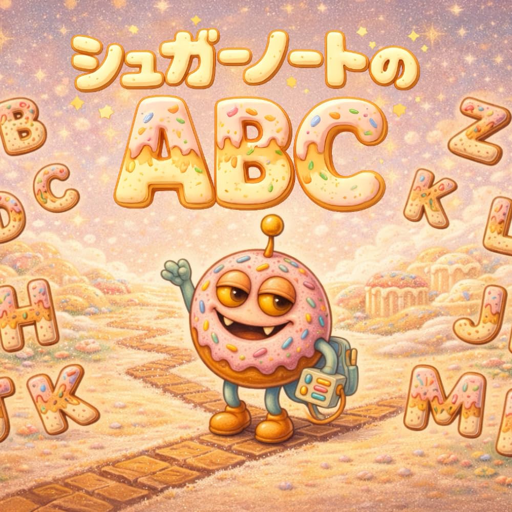 シュガーノートのABC: はじめてのアルファベット A〜Z やさしく学べる 2〜6歳向け知育えほん (シュガーノート 日本語版)