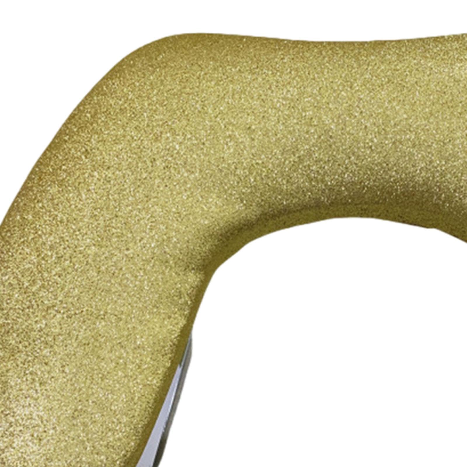 Cuscino poggiamani ergonomico per manicure, in pelle PU, con base antiscivolo, 46 x 35 x 14 cm, per saloni di bellezza e uso domestico, colore: oro