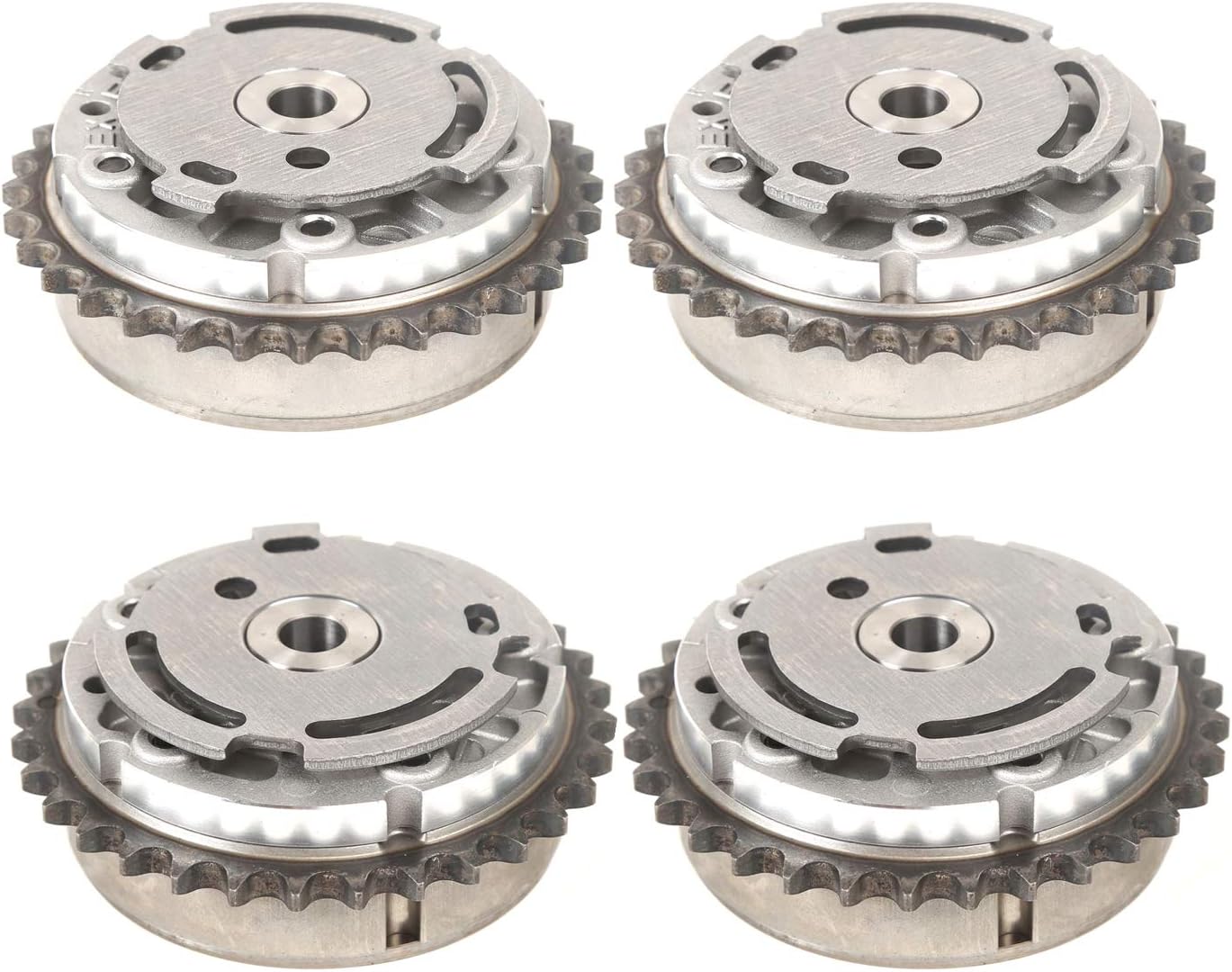 MPLUS Pair Intake & Exhaust Camshaft VVT Actuator Sprocket Gear Replace 05-06 for Buick Allure LaCrosse / 04-06 for Buick Rendezvous / 04-06 for Cadillac CTS SRX / 05-06 for Cadillac STS