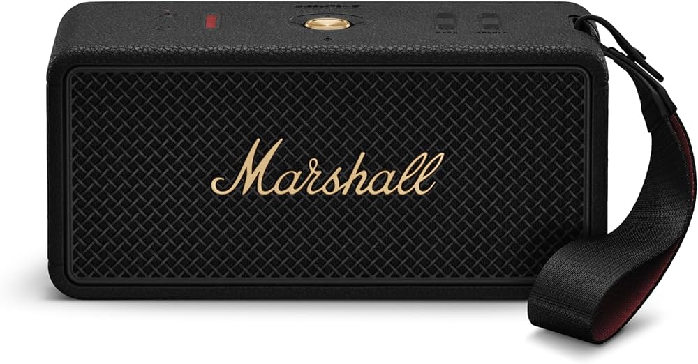 新品同様 正規品 Marshall Middleton II ブラック Amazon.com: Marshall Middleton II Bluetooth Speaker - Black