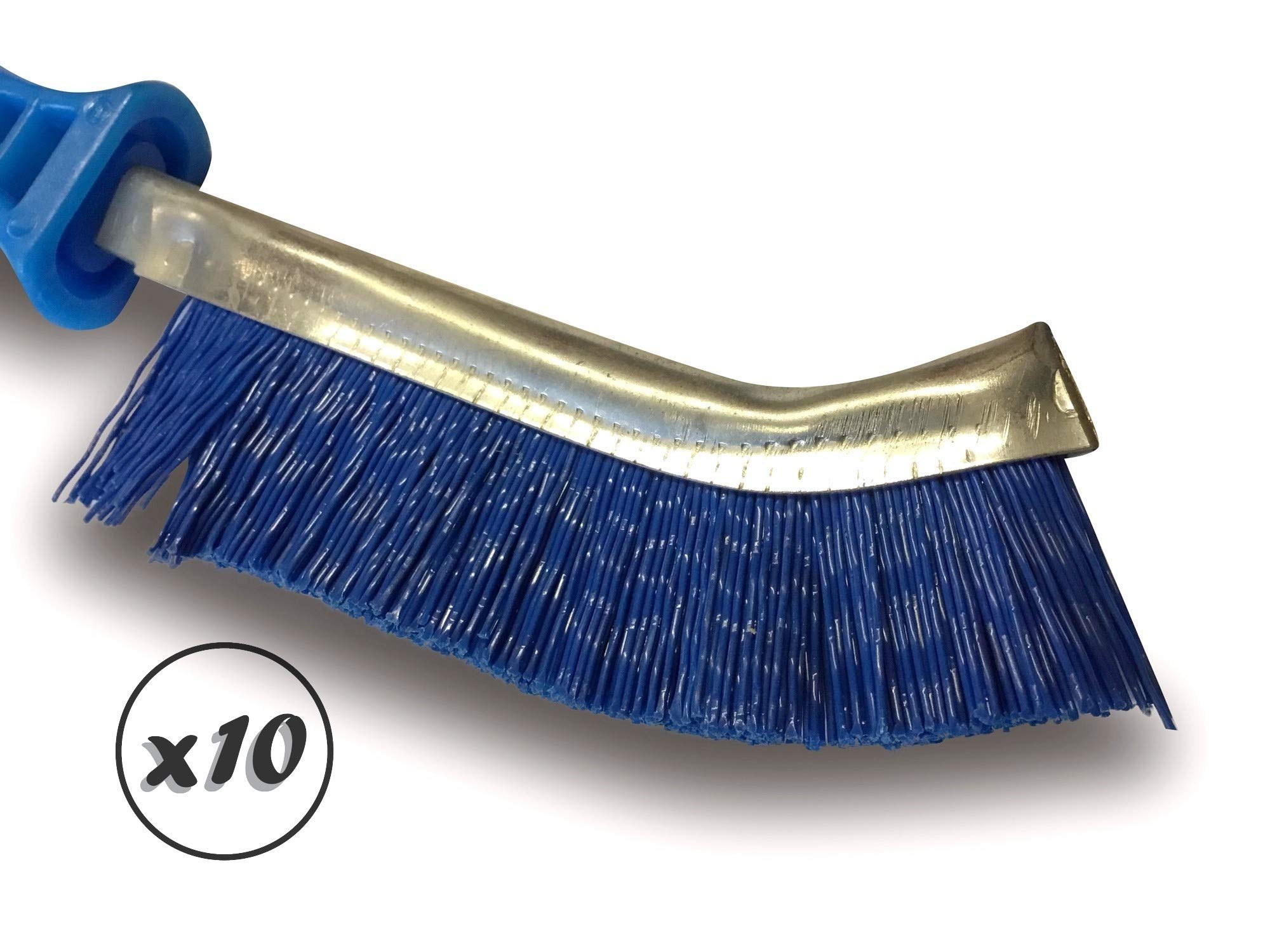 Kibros Lot 10 brosses convexes SKRIB 1 rang PVC rigide