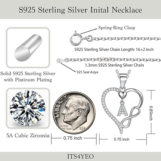 Starling Silver necklace detail