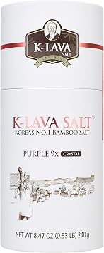 K-LAVA SALTKorea's No.1 Bamboo SaltPurple 9X, Crystal, 8.47 Ounce