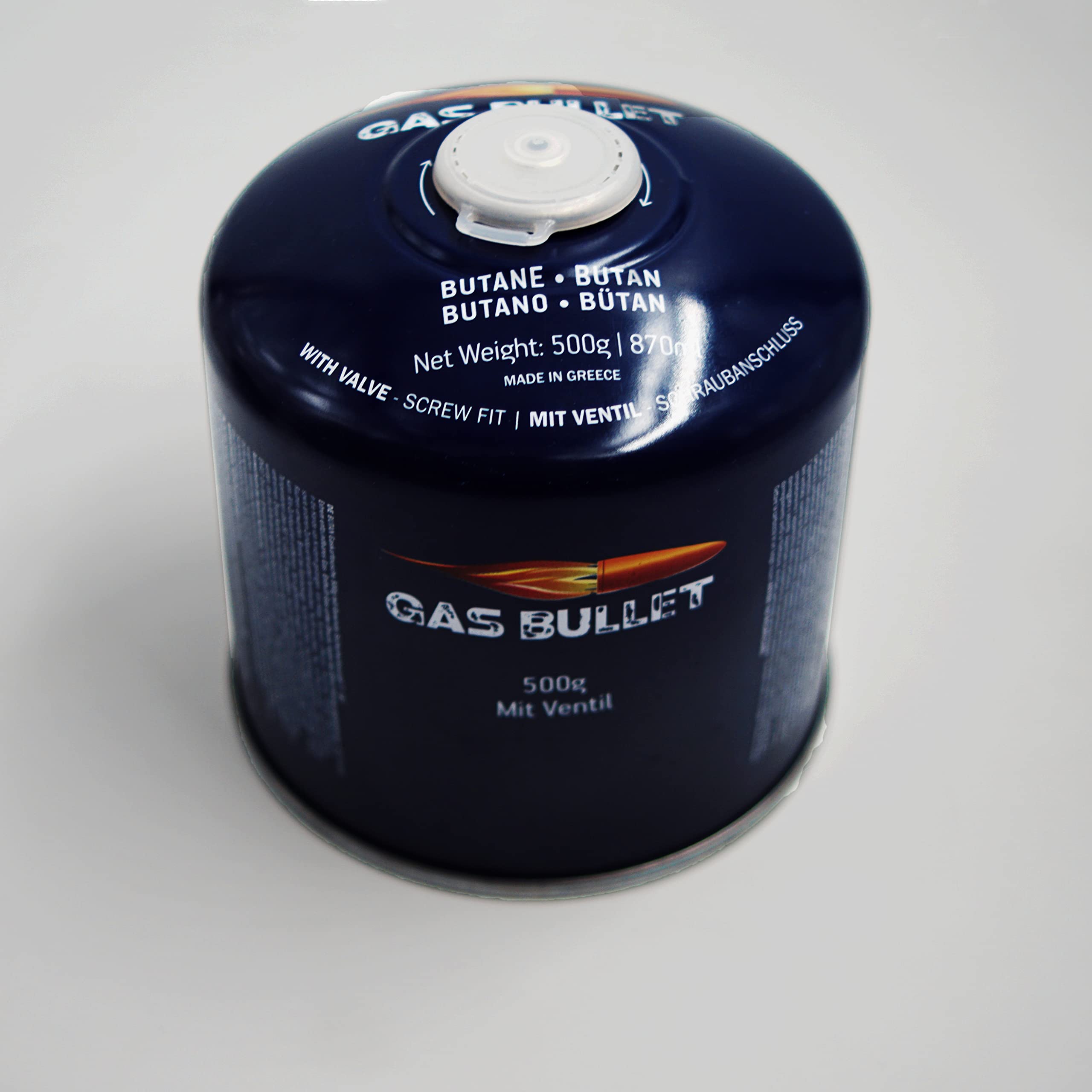 4 X Schraubkartusche Gaskartusche Butangas 500g
