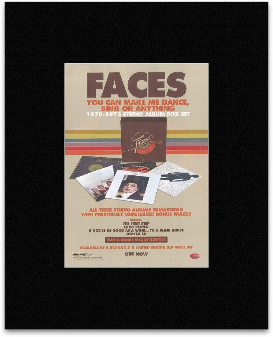 Uncut Faces - You Can Make Me Dance Sing Or Anything 2015 Mini Poster - 28x21cm