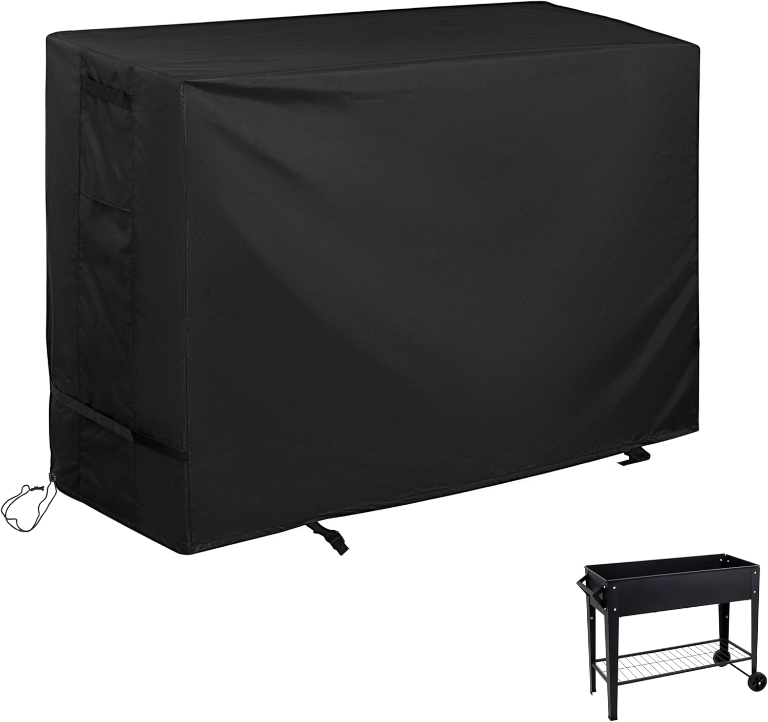 Outdoor Raised Garden Bed Cover for LEETOLLA Elevate 32" Raised Garden Bed, Outdoor Planter Box Stand Cover for Mobile Elevated Wood Planter/Planting Bed-Waterproof All Weather Protection